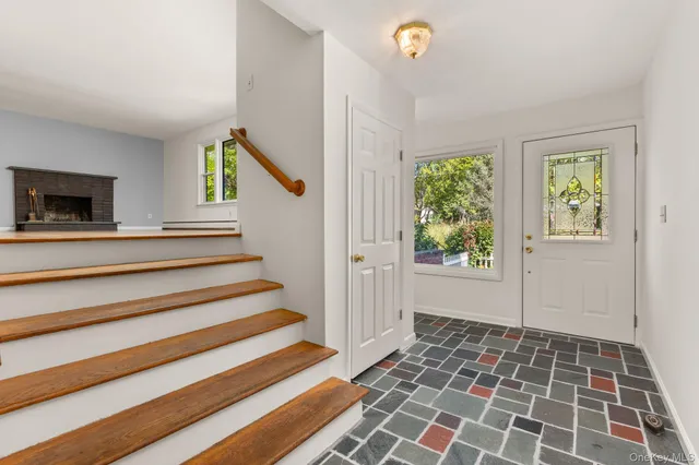 a view of a entryway