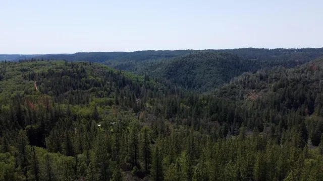 a view of a mountain in the distance
