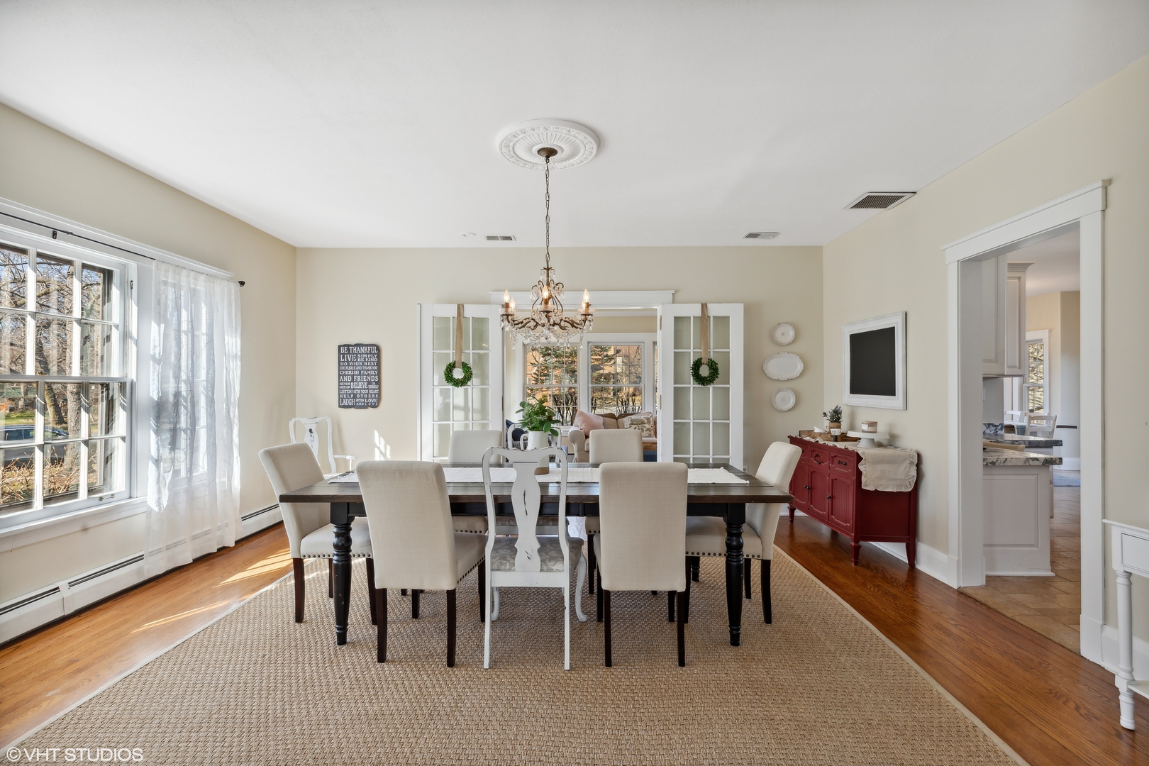 17859 Howe Avenue Homewood, IL 60430 - Photo 9 of 25 a view of a dining room with furniture window and wooden floor