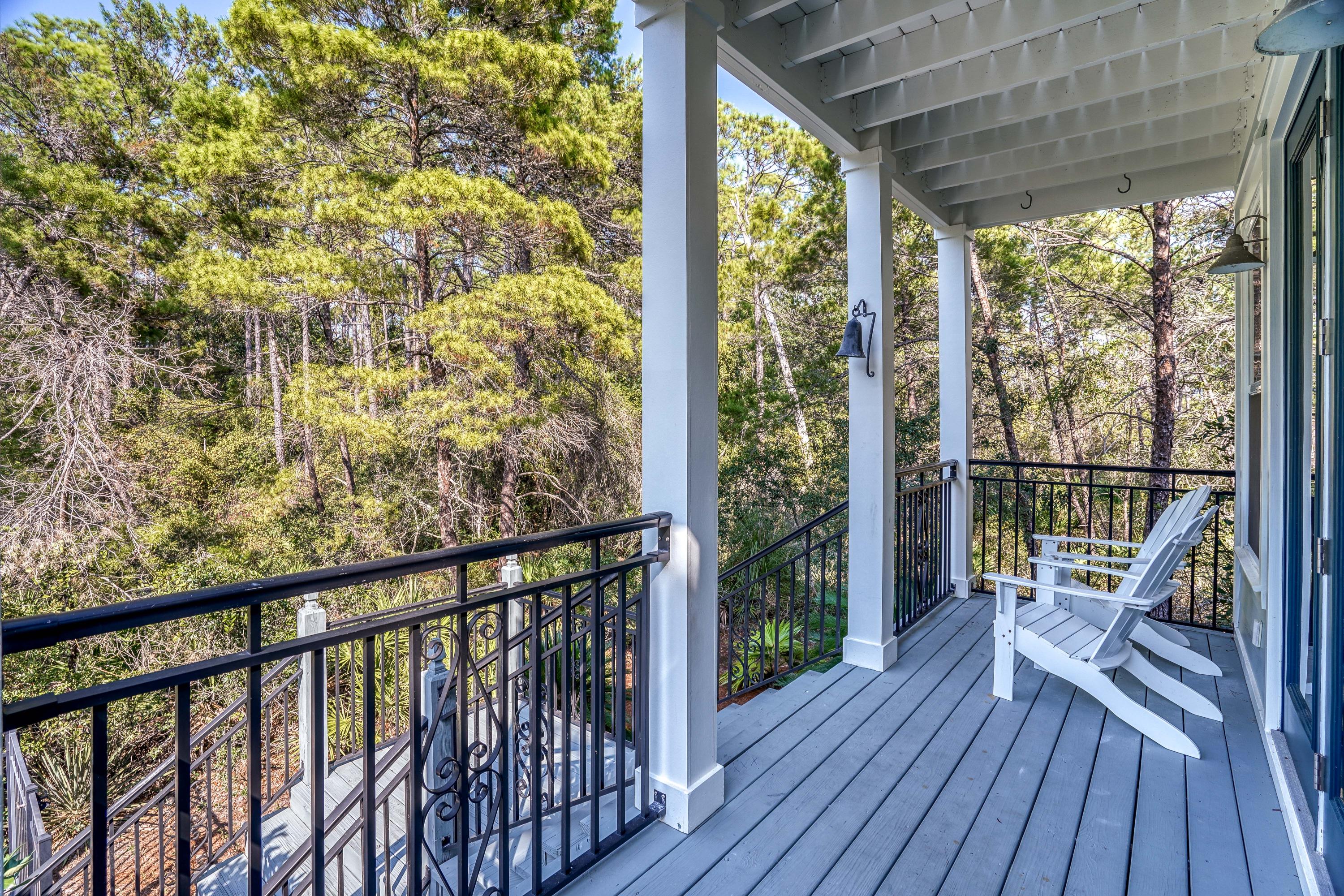 43 Lifeguard Loop East Inlet Beach, FL 32461 - Photo 32 of 44 a view of balcony with wooden floor