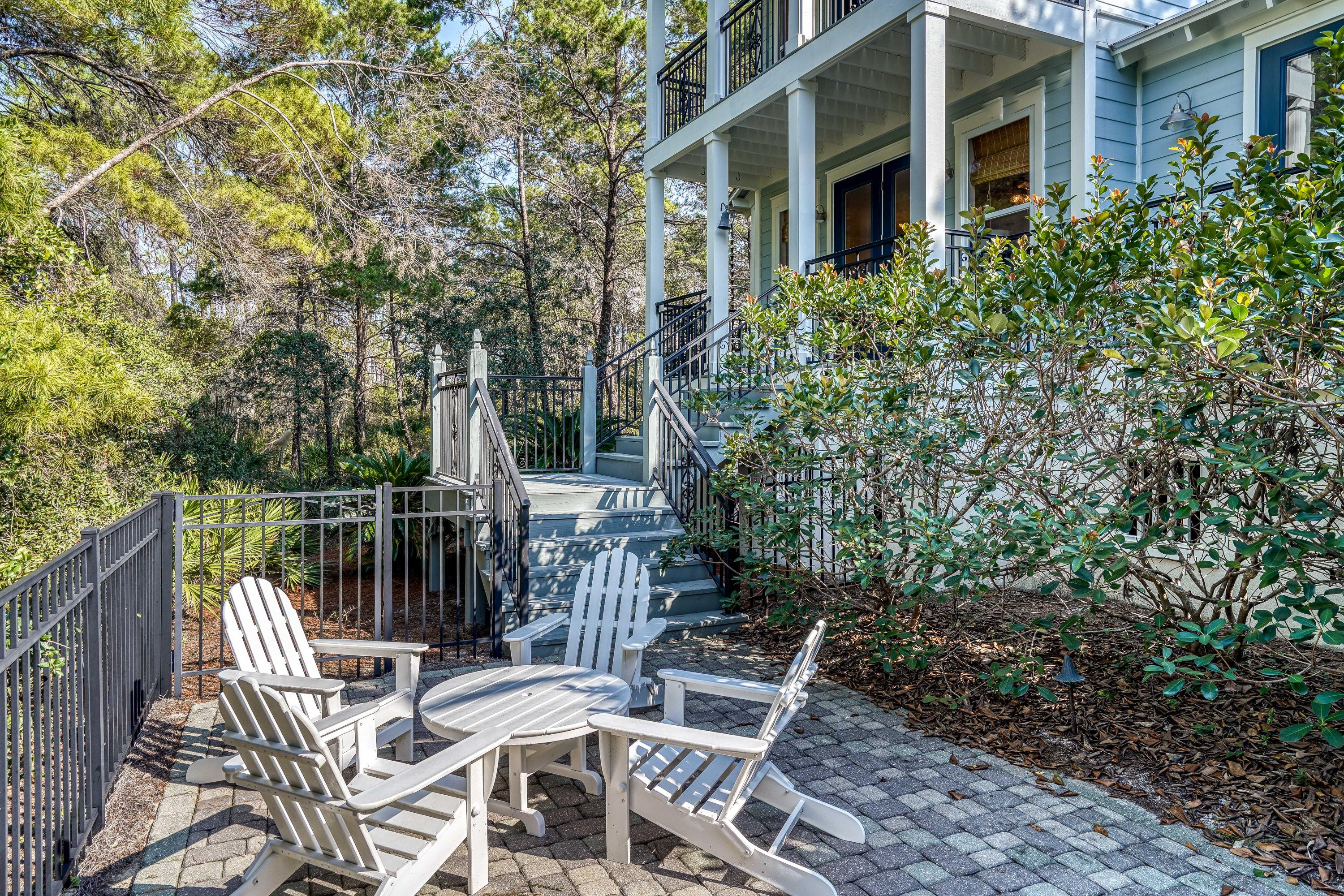 43 Lifeguard Loop East Inlet Beach, FL 32461 - Photo 36 of 44 a view of deck with furniture and trees around