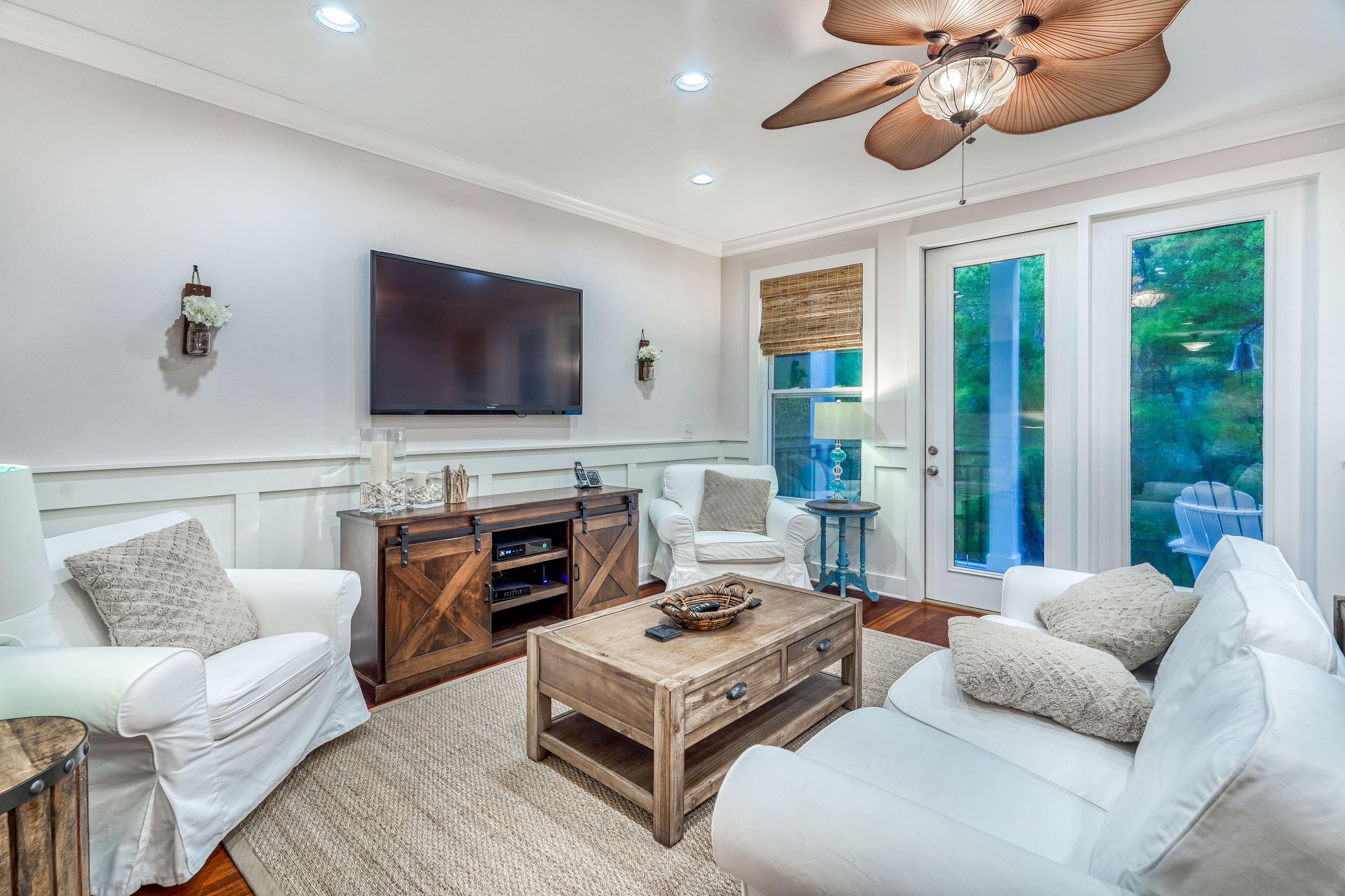 43 Lifeguard Loop East Inlet Beach, FL 32461 - Photo 5 of 44 a living room with furniture and a flat screen tv