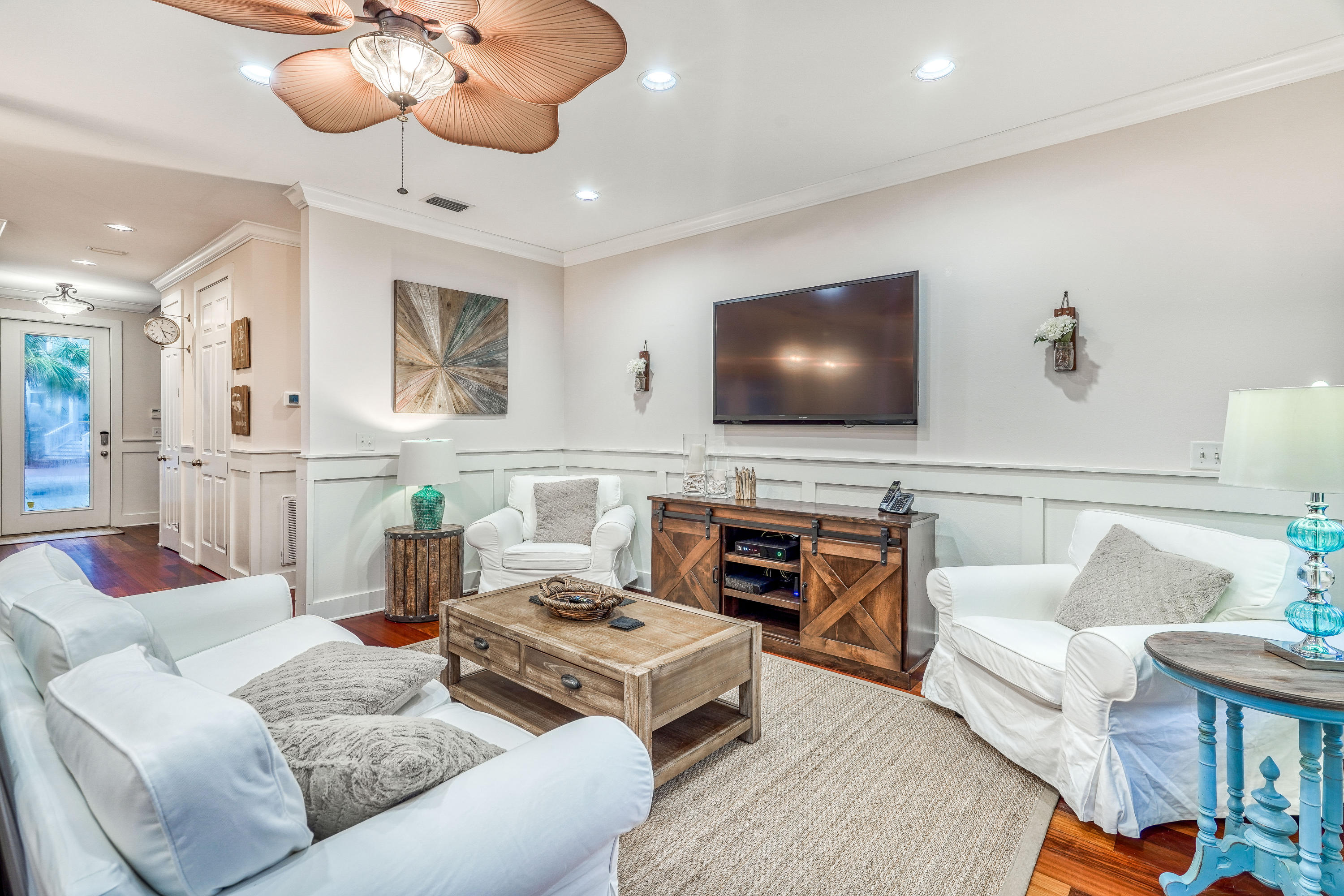43 Lifeguard Loop East Inlet Beach, FL 32461 - Photo 6 of 44 a living room with furniture and a flat screen tv