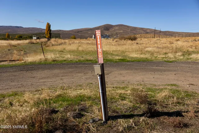 a view of a lake with a mountain in the background
