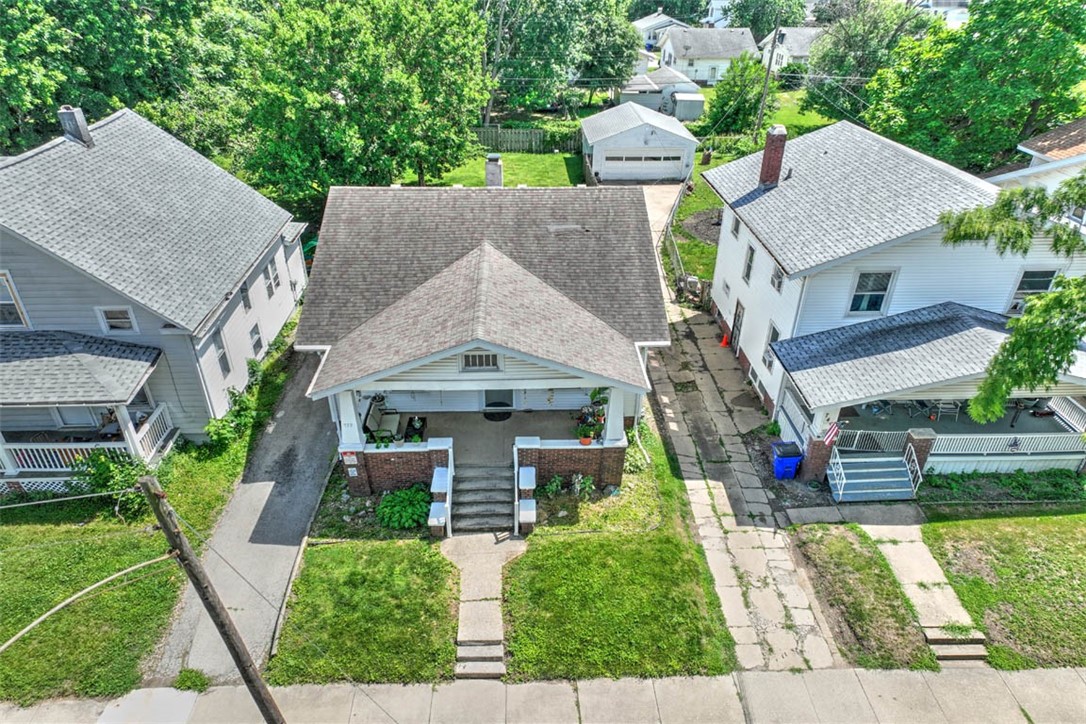 739 West Cushing Street Decatur, IL 62526 - Photo 2 of 28 aerial view of a house with a yard