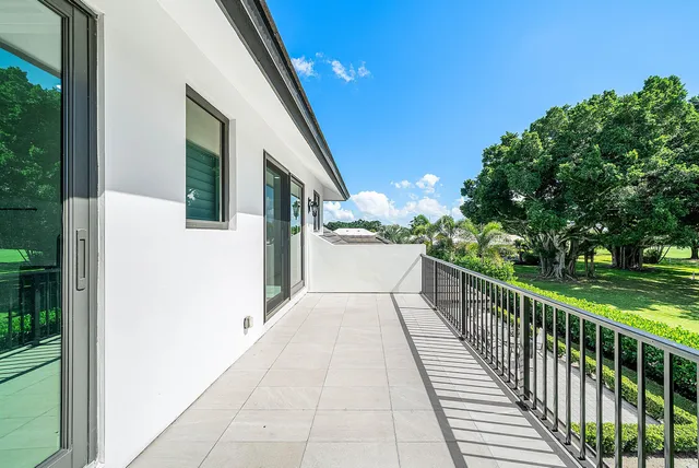 a view of a golf course