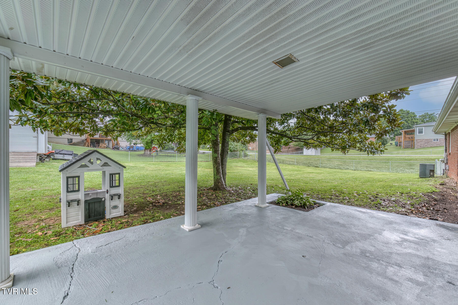 401 Sherwood Road Bristol, VA 24201 - Photo 34 of 43 BACK PORCH 2ND SHOT