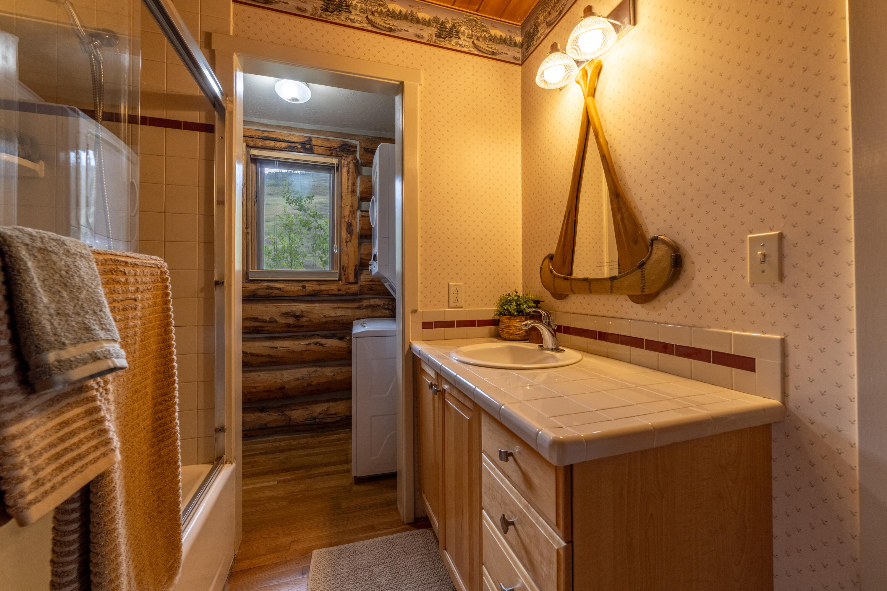 2001 County Road Placerville, CO 81430 - Photo 21 of 37 a bathroom with a sink and a mirror