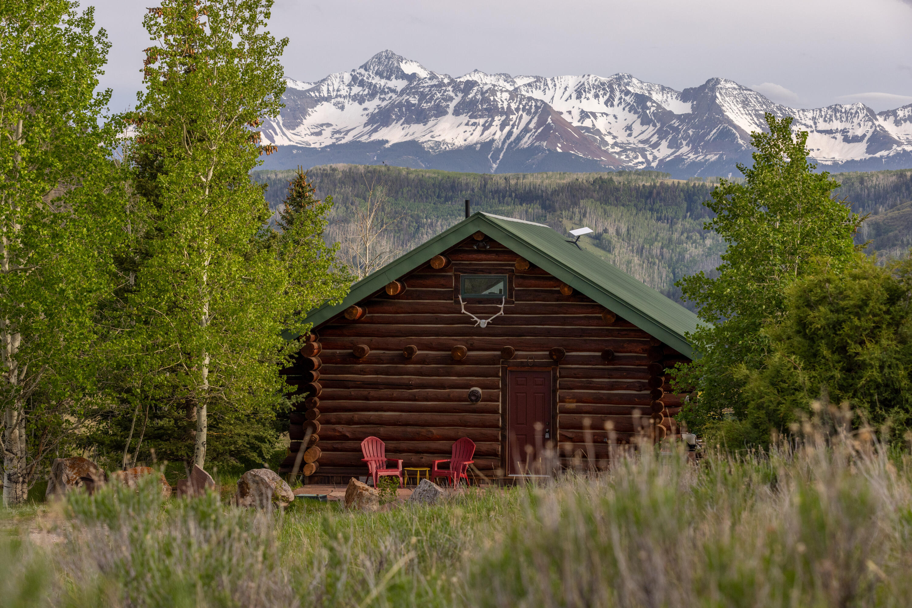 2001 County Road Placerville, CO 81430 - Photo 29 of 37 a view of a house in a yard