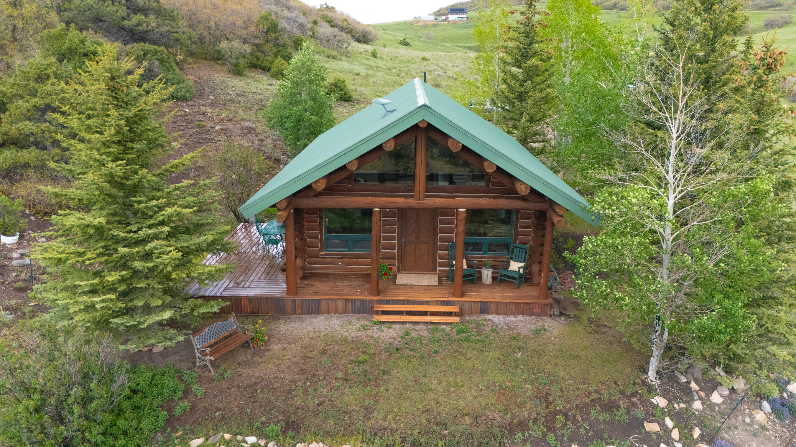 2001 County Road Placerville, CO 81430 - Photo 33 of 37 a front view of a house with swing
