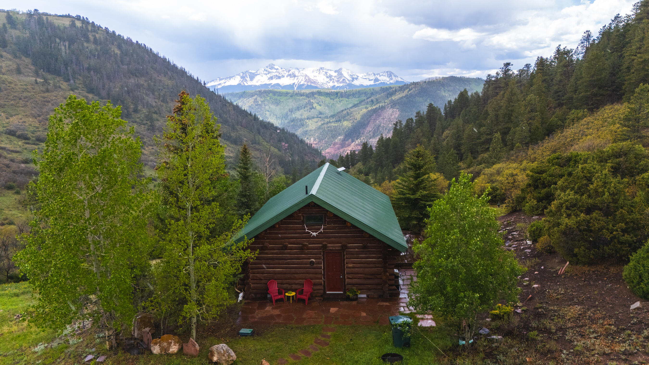 2001 County Road Placerville, CO 81430 - Photo 35 of 37 a view of a house with a yard