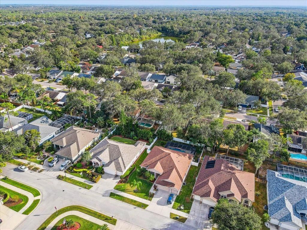 2524 Wrencrest Circle Valrico, FL 33596 - Photo 35 of 36 an aerial view of residential house with outdoor space