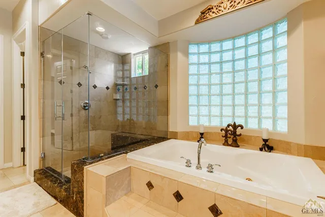 a bedroom with a bed and hallway