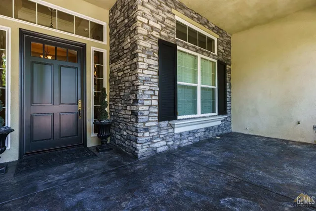 a view of front door of house