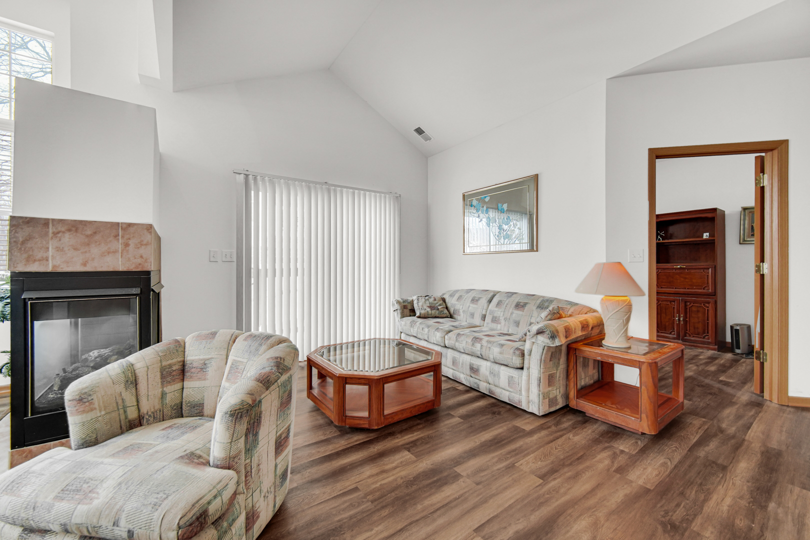 1397 Fox Hound Trail Beecher, IL 60401 - Photo 5 of 23 a living room with furniture and a fireplace