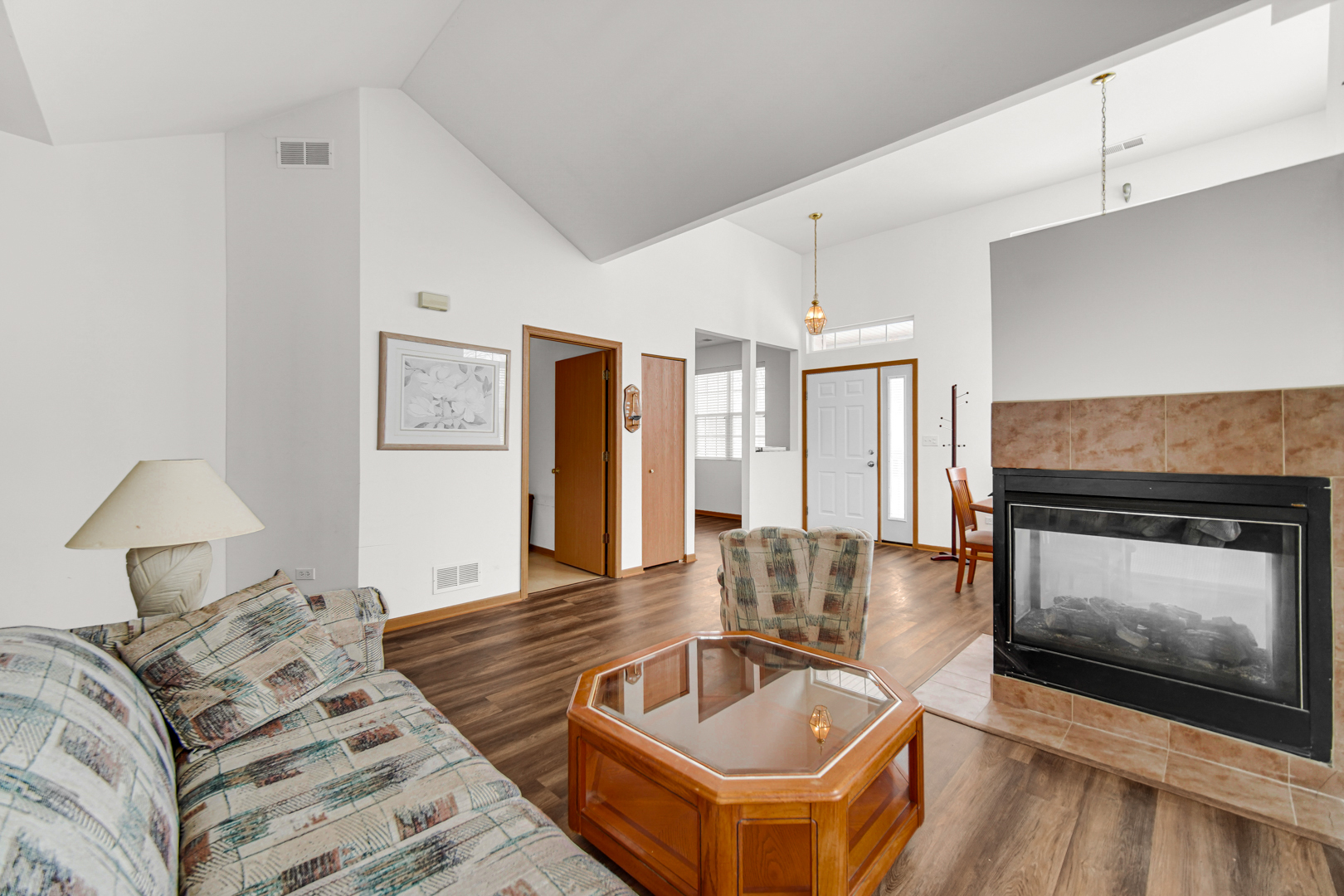 1397 Fox Hound Trail Beecher, IL 60401 - Photo 7 of 23 a living room with furniture and a fireplace
