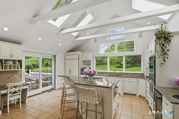2 Grassy Plains Road Westport, CT 06880 - Photo 9 of 40 Sliders to mulltiple decks makes indoor / outdoor living a breeze