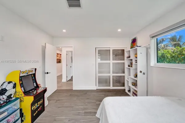 a view of outdoor space and swimming pool