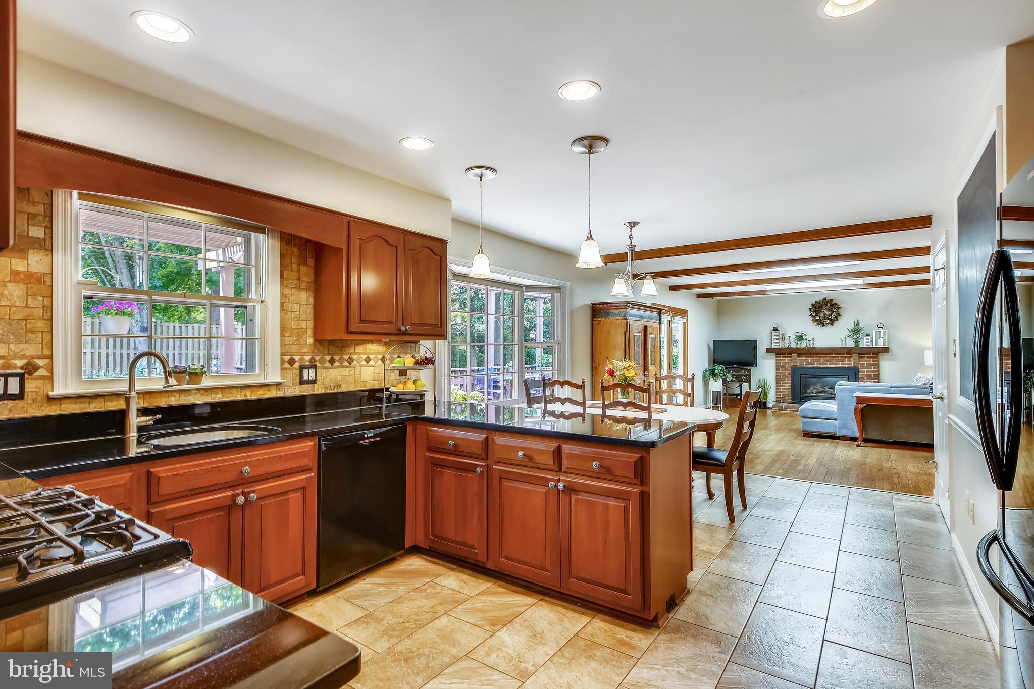 10176 Red Spruce Road Fairfax, VA 22032 - Photo 14 of 87 Freshly painted kitchen and family room.
