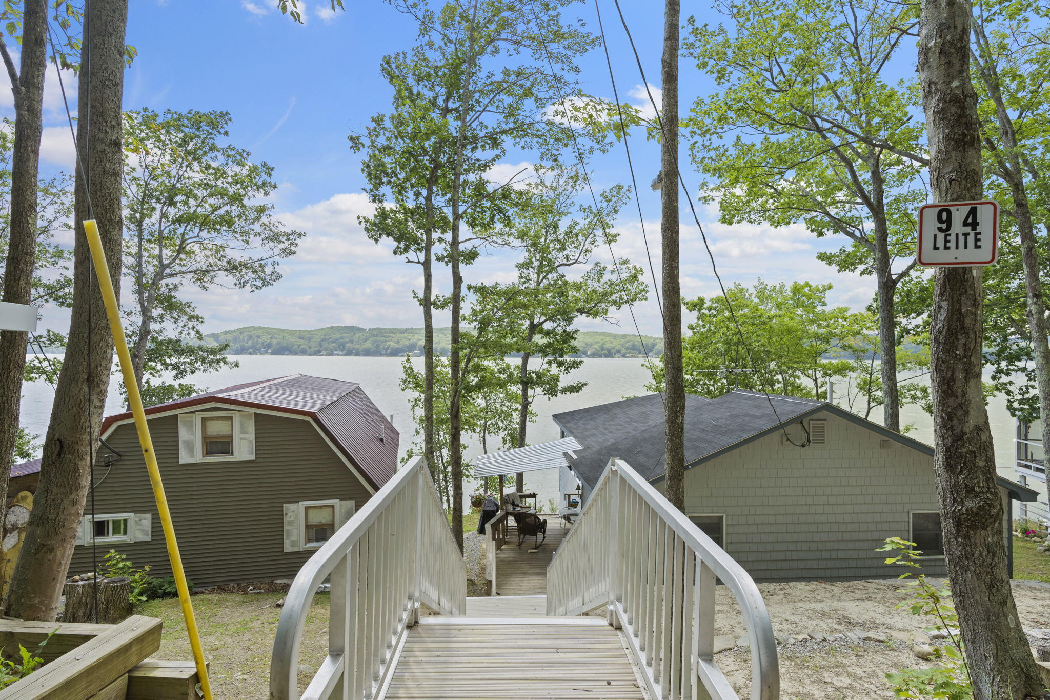 94 F F Sanborn Road Sabattus, ME 04280 - Photo 9 of 39 09- stairs to cottage