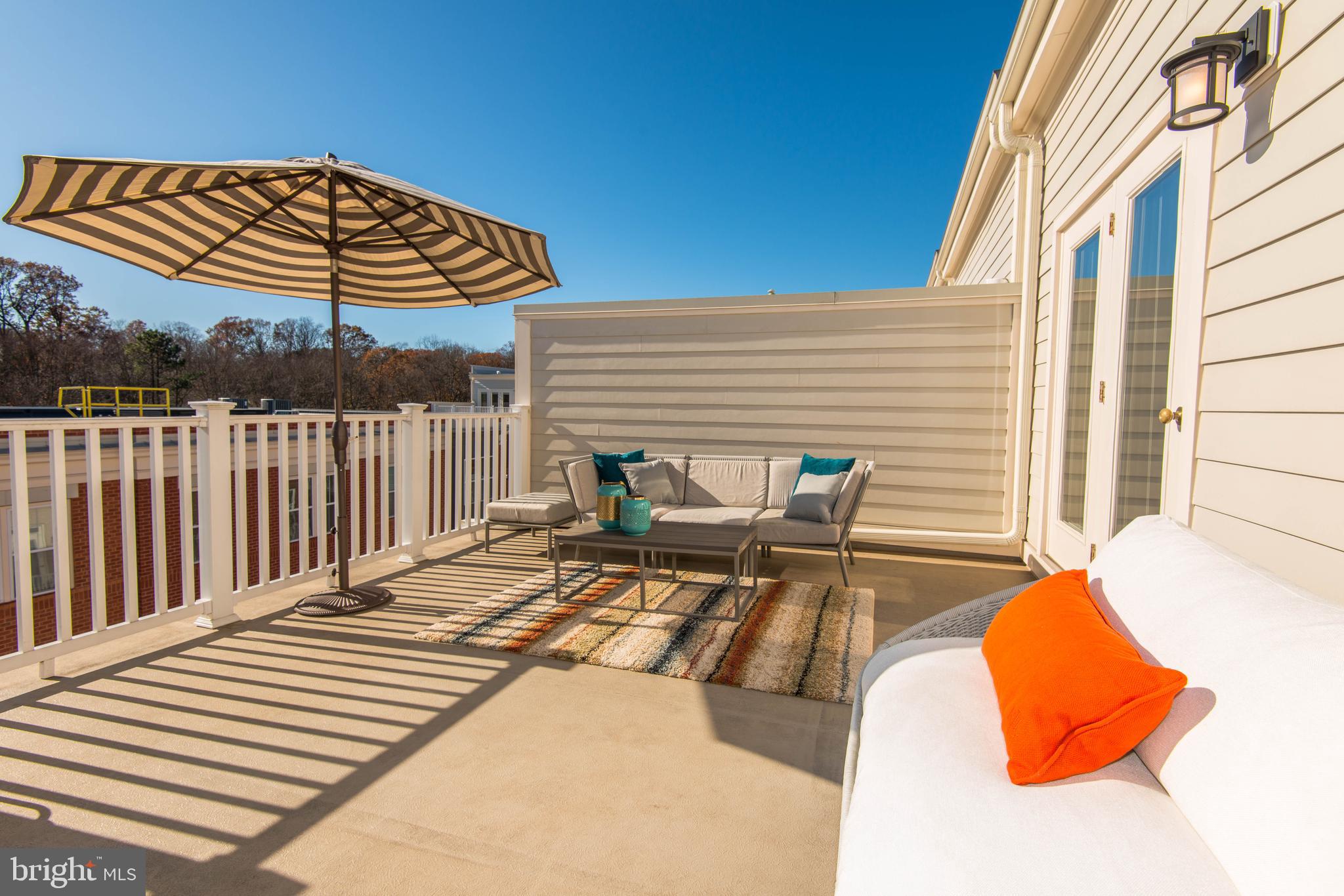 11689 Sunrise Square Place Reston, VA 20191 - Photo 38 of 46 LARGE YET PRIVATE ROOFTOP TERRACE