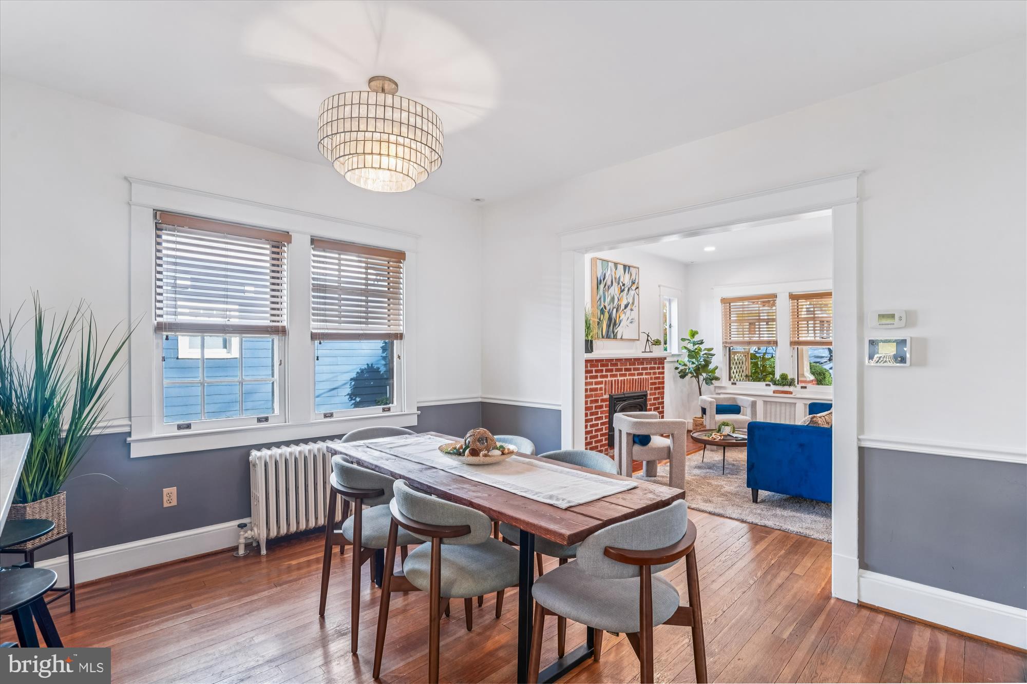 751 Silver Spring Avenue Silver Spring, MD 20910 - Photo 15 of 71 a view of a dining room with furniture window and wooden floor