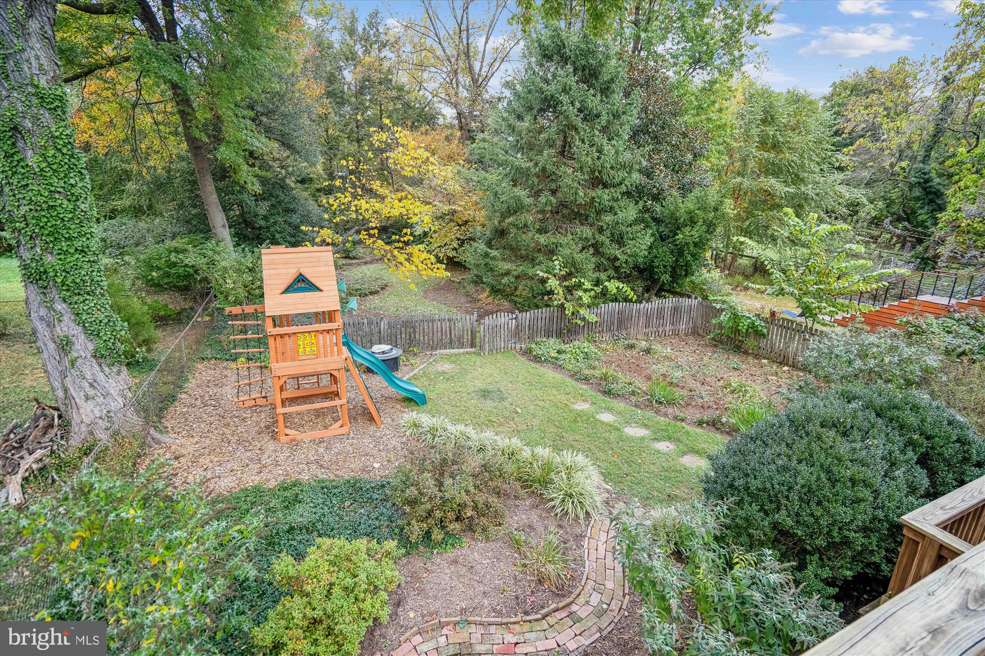 751 Silver Spring Avenue Silver Spring, MD 20910 - Photo 53 of 71 a view of a park with plants and a bench