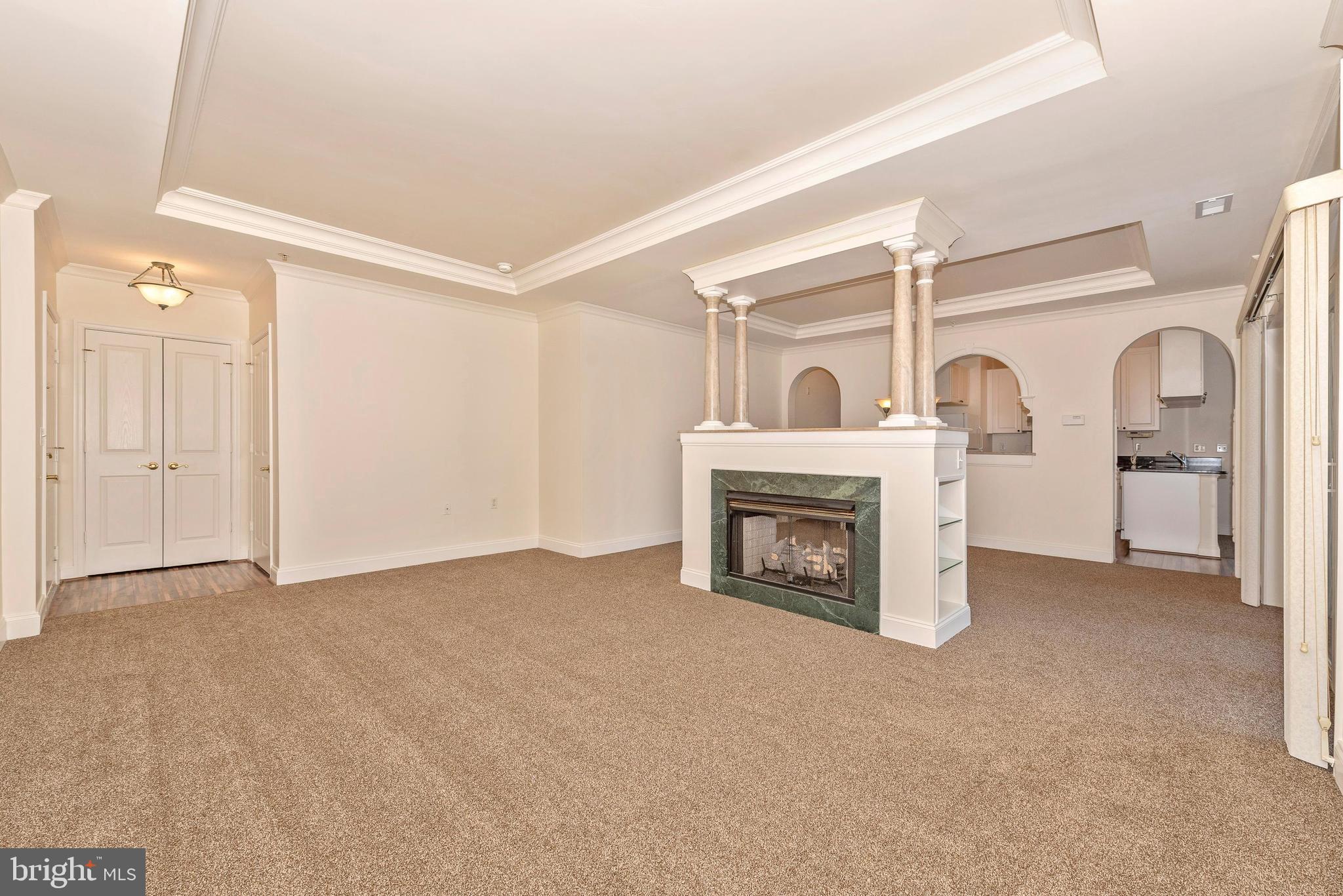 2500 Waterside Drive, Unit 315 Frederick, MD 21701 - Photo 5 of 42 Living room and front entry foyer with half bath.
