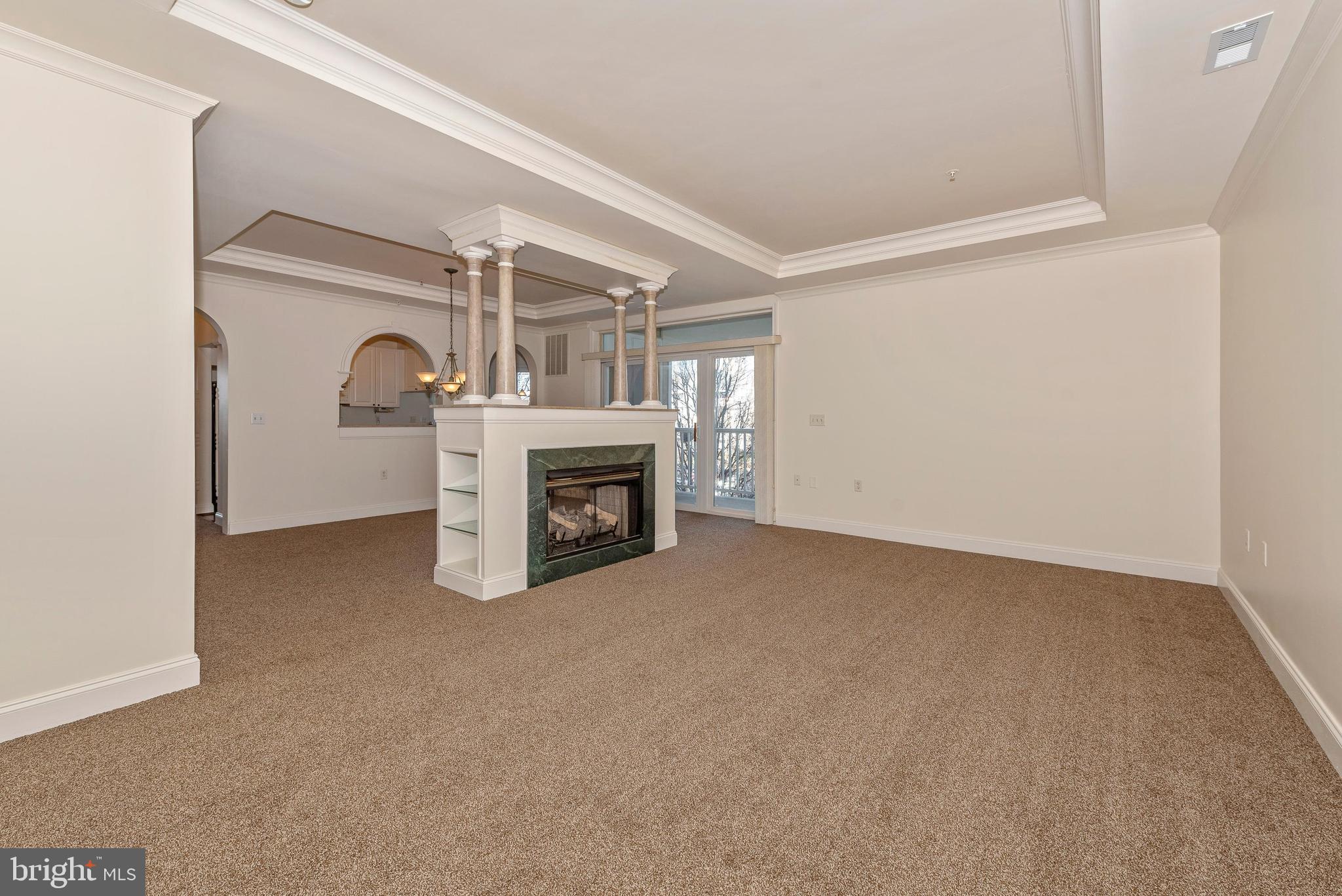 2500 Waterside Drive, Unit 315 Frederick, MD 21701 - Photo 6 of 42 Spacious living room with trey ceiling.