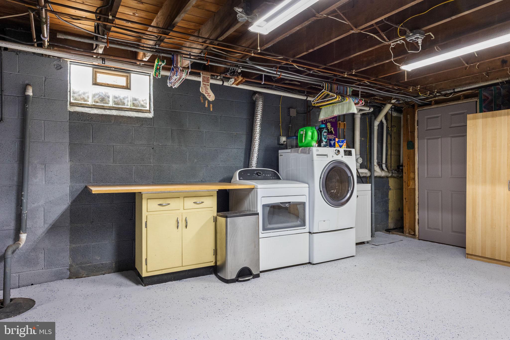 4783 Meeting Road Bensalem, PA 19020 - Photo 29 of 48 Unfinished Half-Basement/Laundry