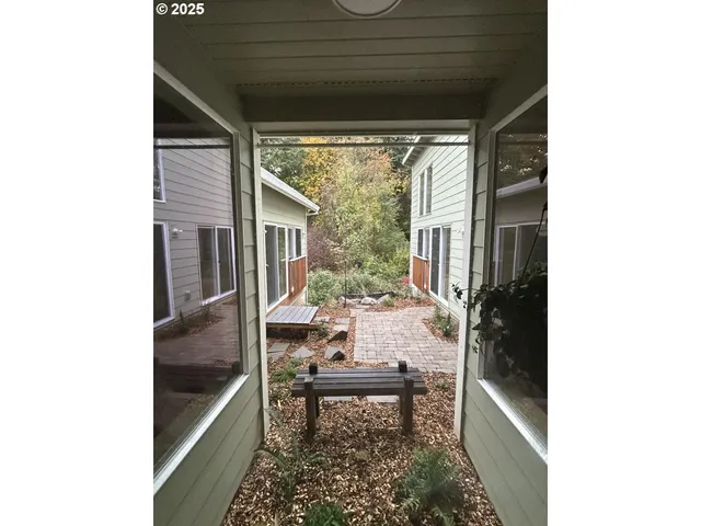 a room with furniture and a potted plant