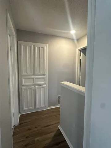 a view of front door of house