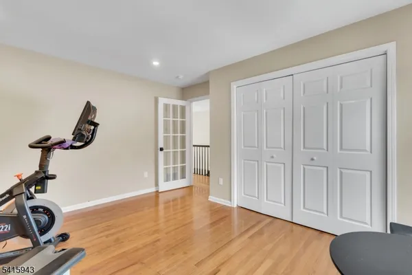 a view of a chairs and table in a patio