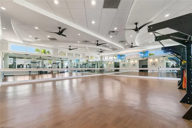 a view of a room with lots of counter space