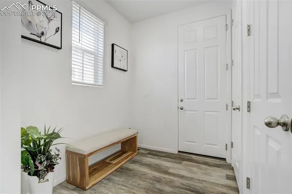 a view of an empty room