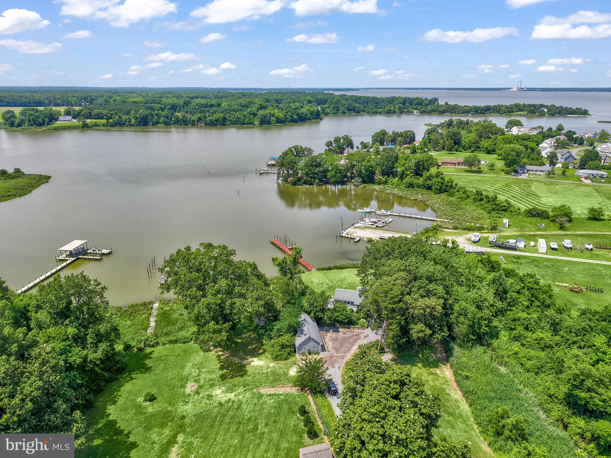 20345 Ridge Road Colonial Beach, VA 22443 - Photo 62 of 80 Aerial view of home
