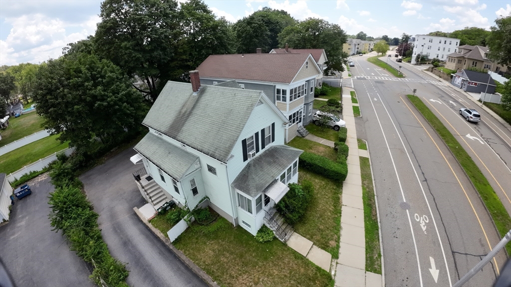360 Hamilton Street Worcester, MA 01604 - Photo 4 of 35 a aerial view of a house with a yard