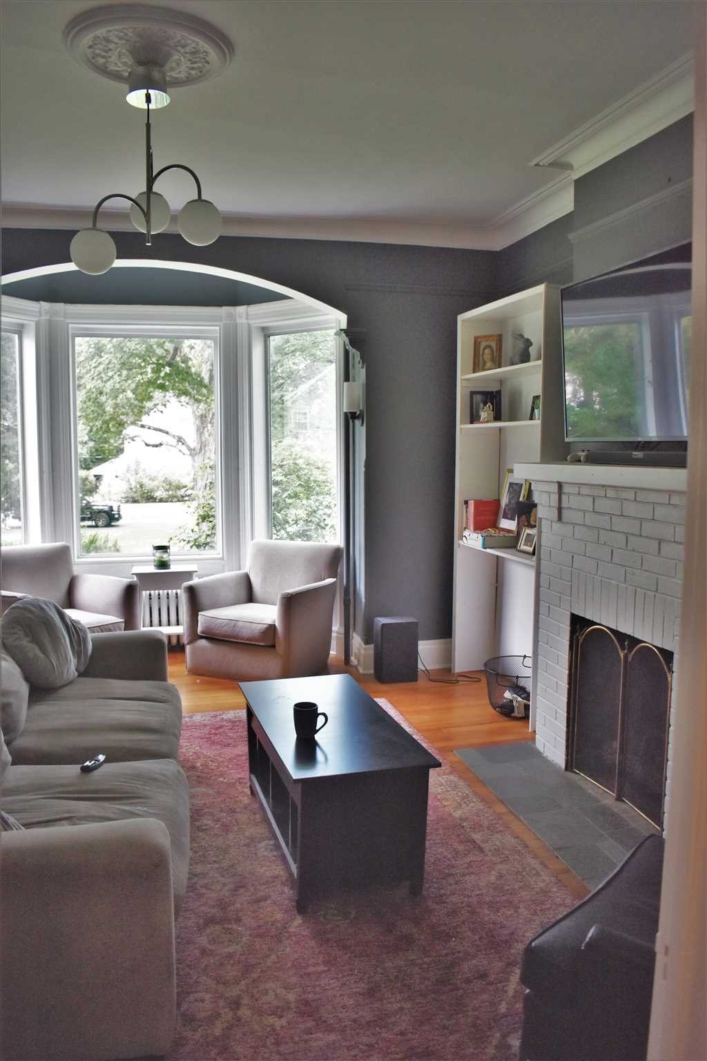 18 Overlook Road Poughkeepsie, NY 12603 - Photo 8 of 30 a living room with furniture and a fireplace