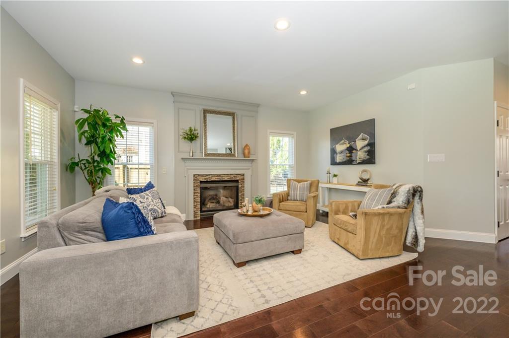 615 Circle Trace Road Monroe, NC 28110 - Photo 16 of 35 a living room with furniture and a fireplace
