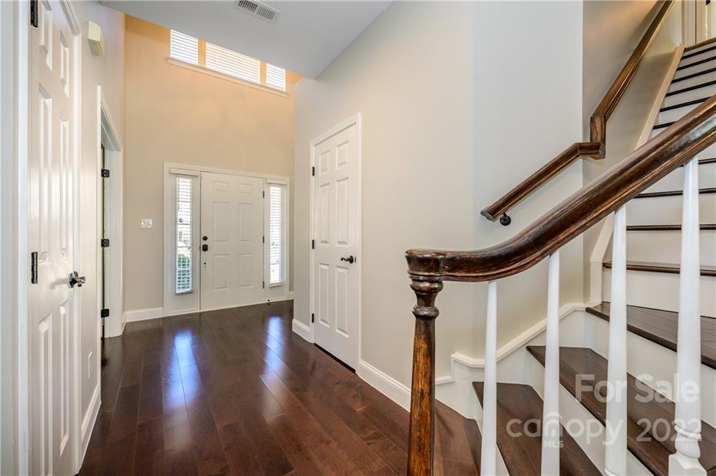 615 Circle Trace Road Monroe, NC 28110 - Photo 3 of 35 a view of entryway with wooden floor and stairs