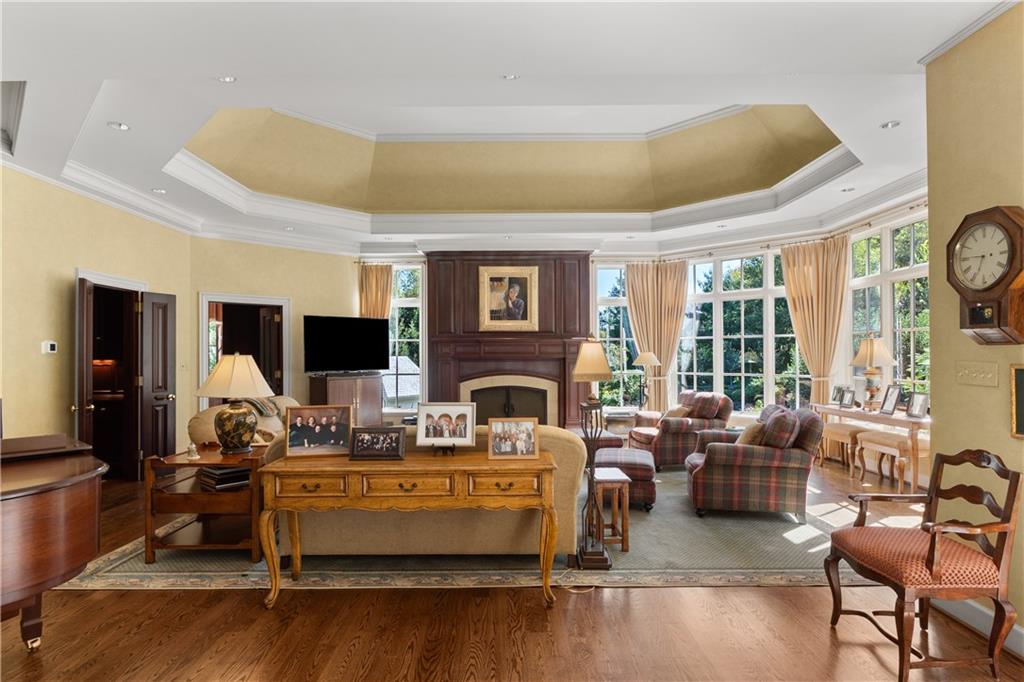 282 Justabout Road Venetia, PA 15367 - Photo 13 of 50 a living room with fireplace furniture and a large window