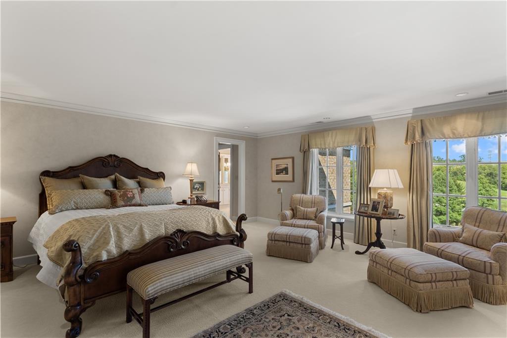 282 Justabout Road Venetia, PA 15367 - Photo 26 of 50 a bedroom with furniture and a large window