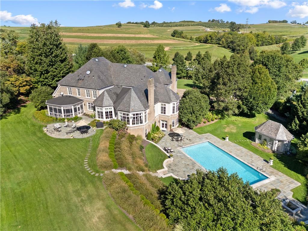 282 Justabout Road Venetia, PA 15367 - Photo 3 of 50 an aerial view of residential houses with outdoor space and trees