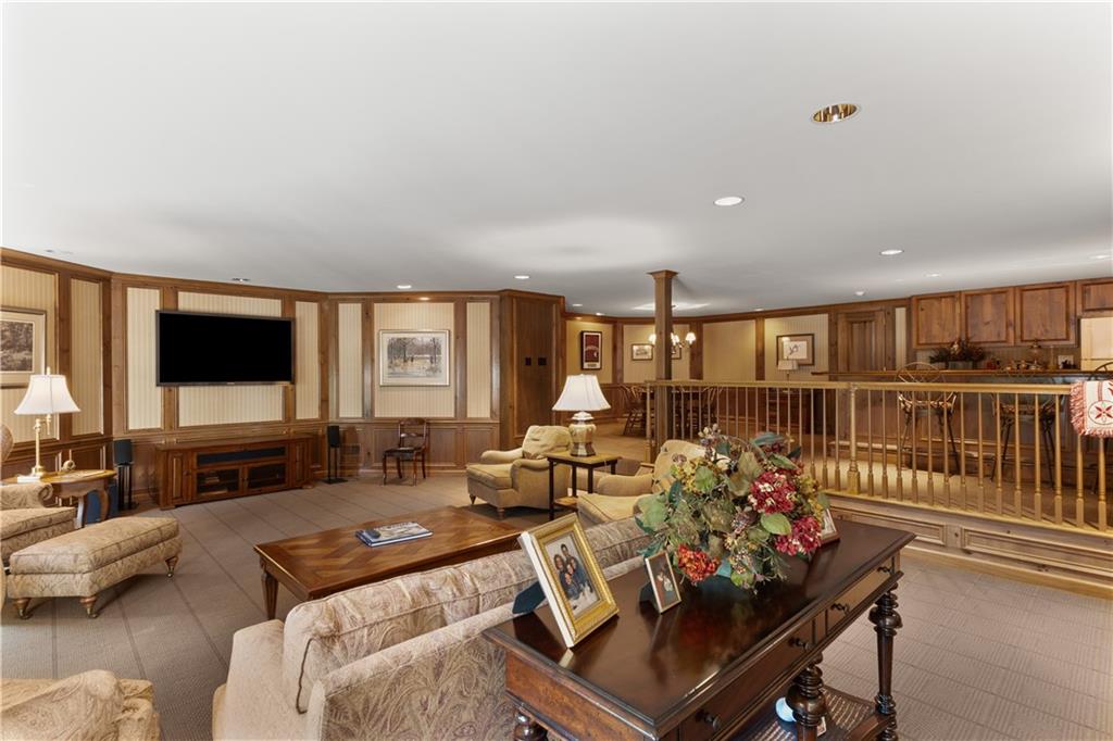 282 Justabout Road Venetia, PA 15367 - Photo 39 of 50 a living room with furniture and a flat screen tv