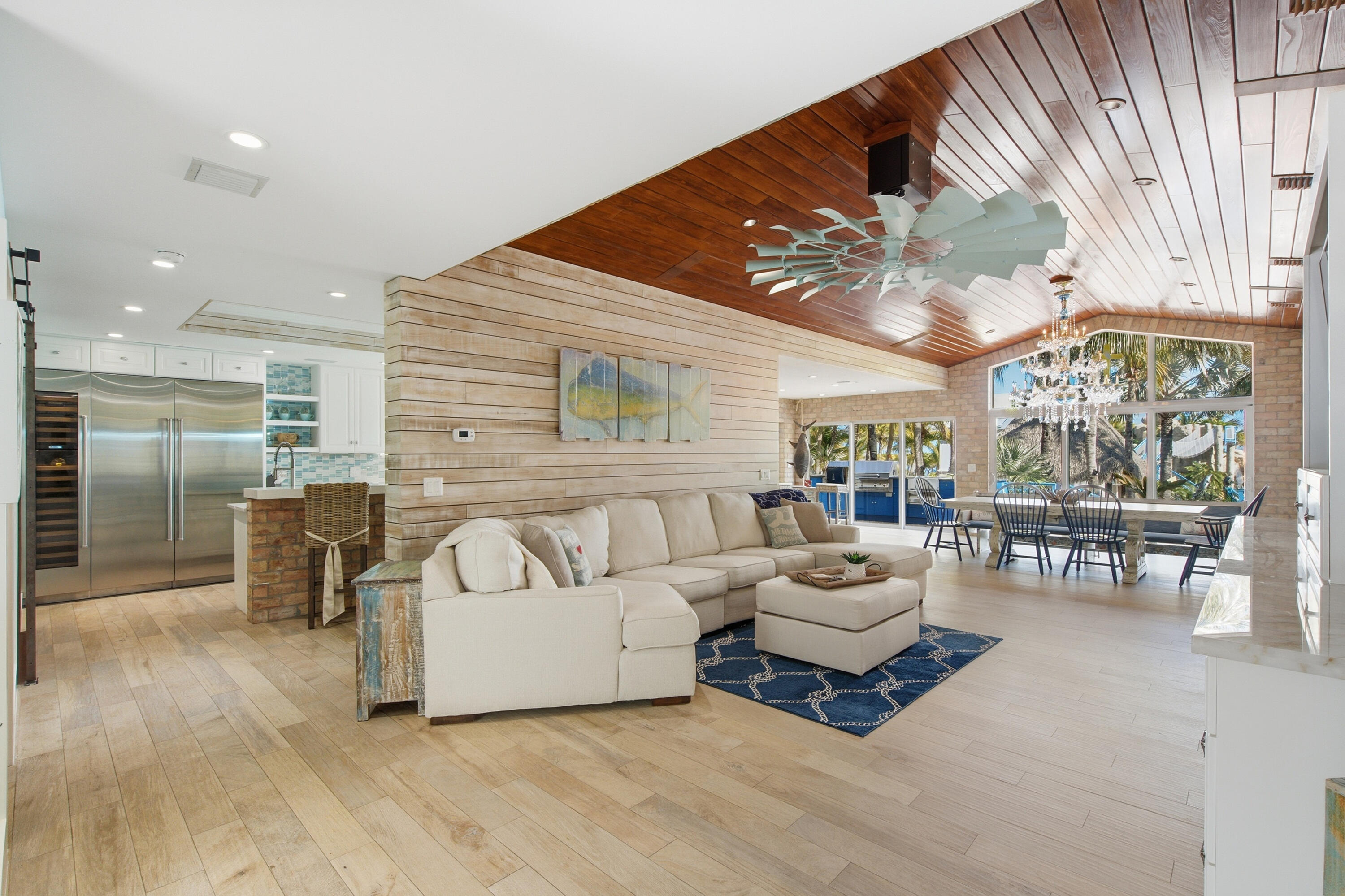101 Oleander Circle Key Largo, FL 33037 - Photo 12 of 126 a living room with furniture and a large window