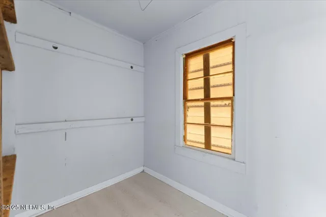 a small space with a window