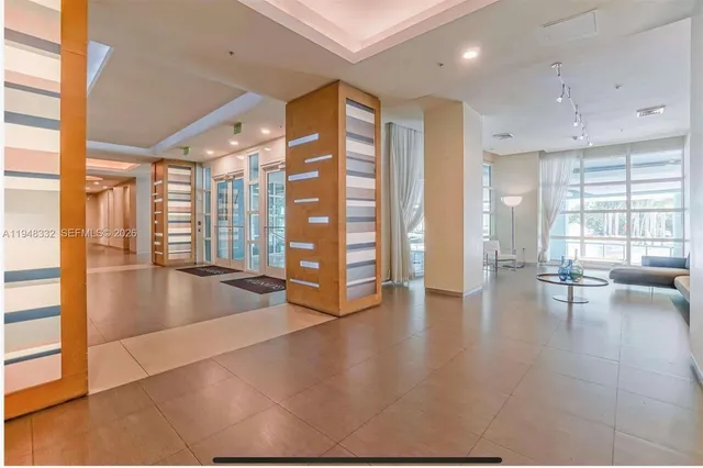 a view of a city with tall buildings