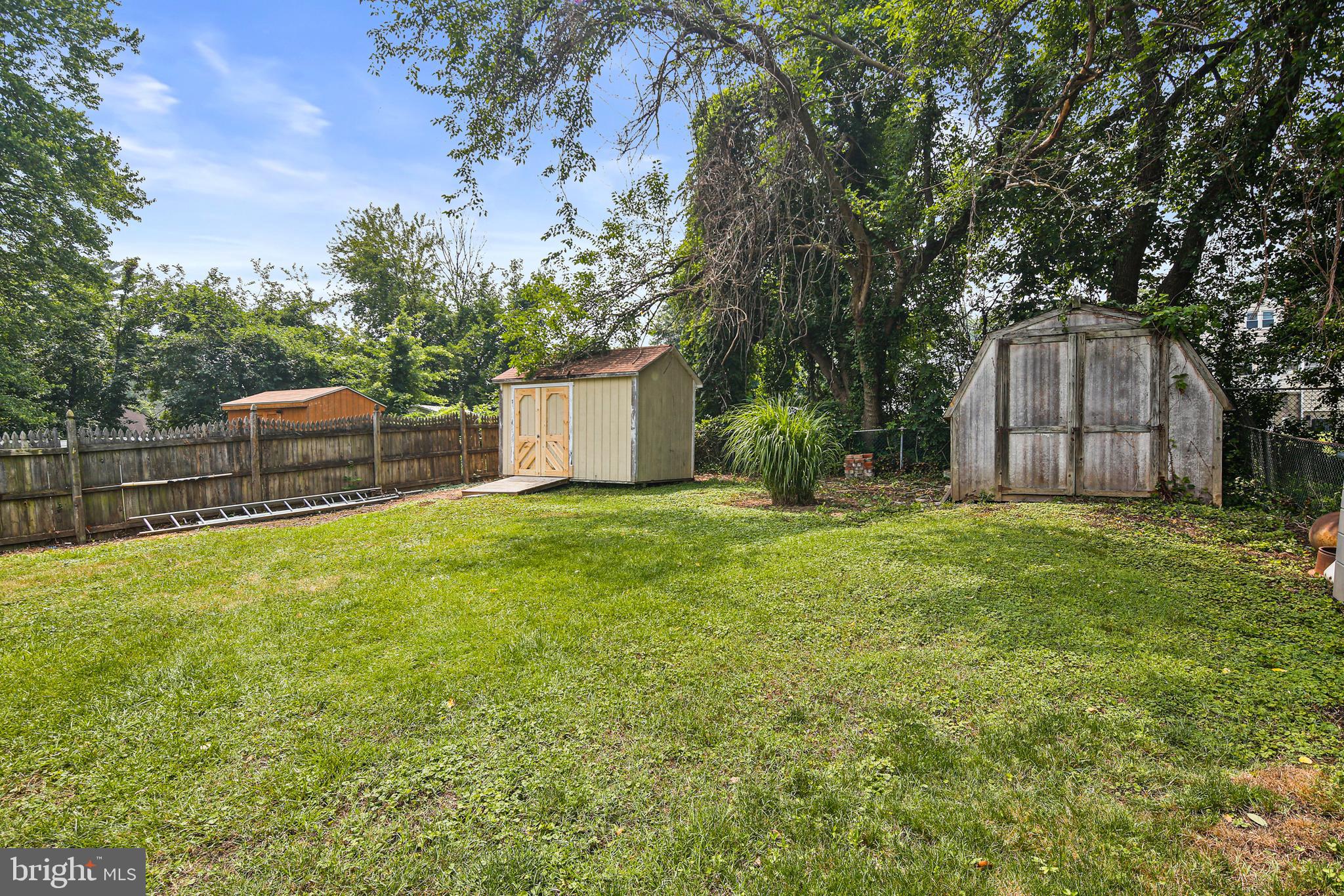 5909 Meadow Road Baltimore, MD 21206 - Photo 31 of 31 Rear Yard w/ Room for play and included Sheds