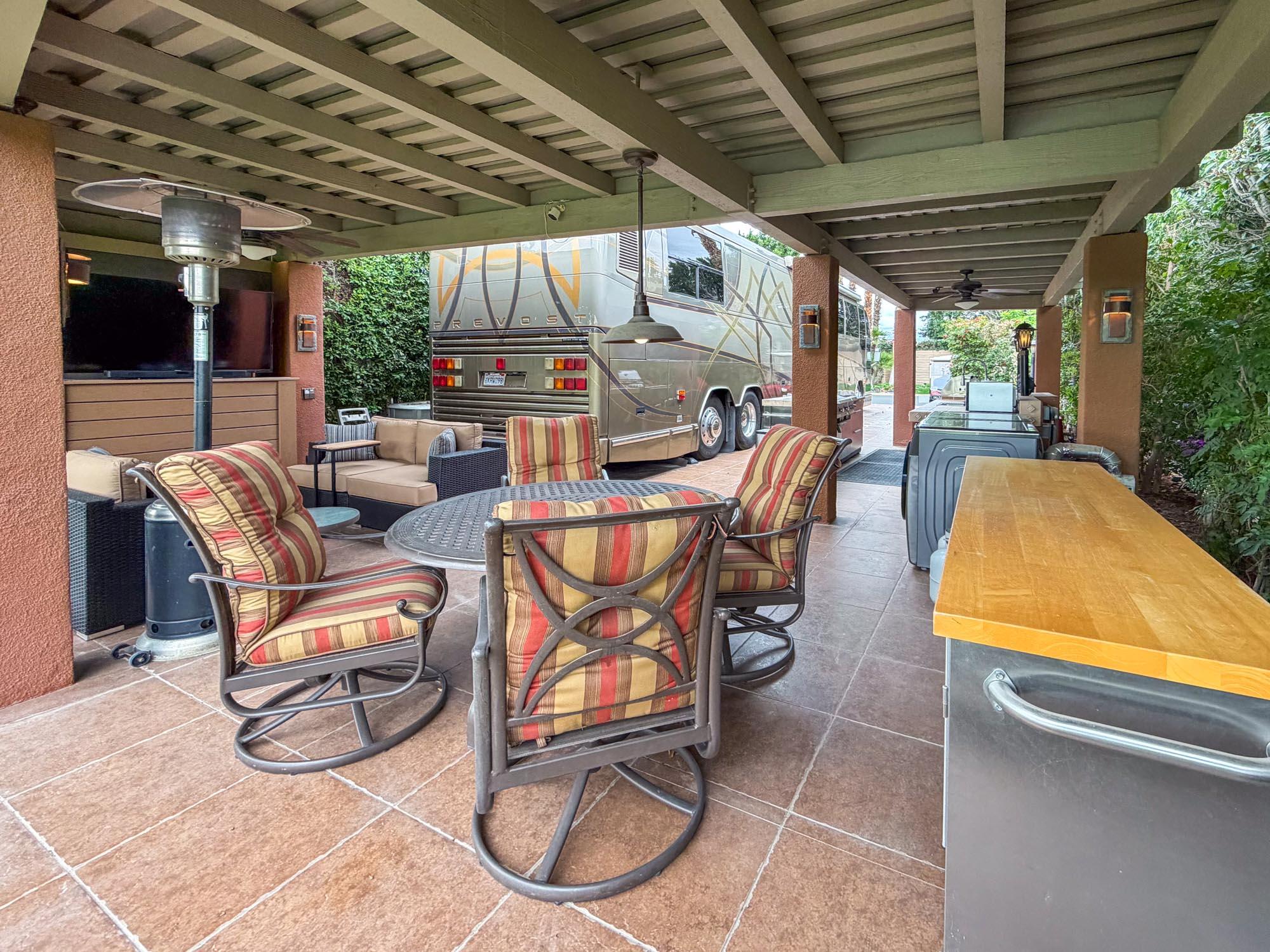 80394 Ave 48, Unit 281 Indio, CA 92201 - Photo 11 of 15 a view of a chairs and tables in patio