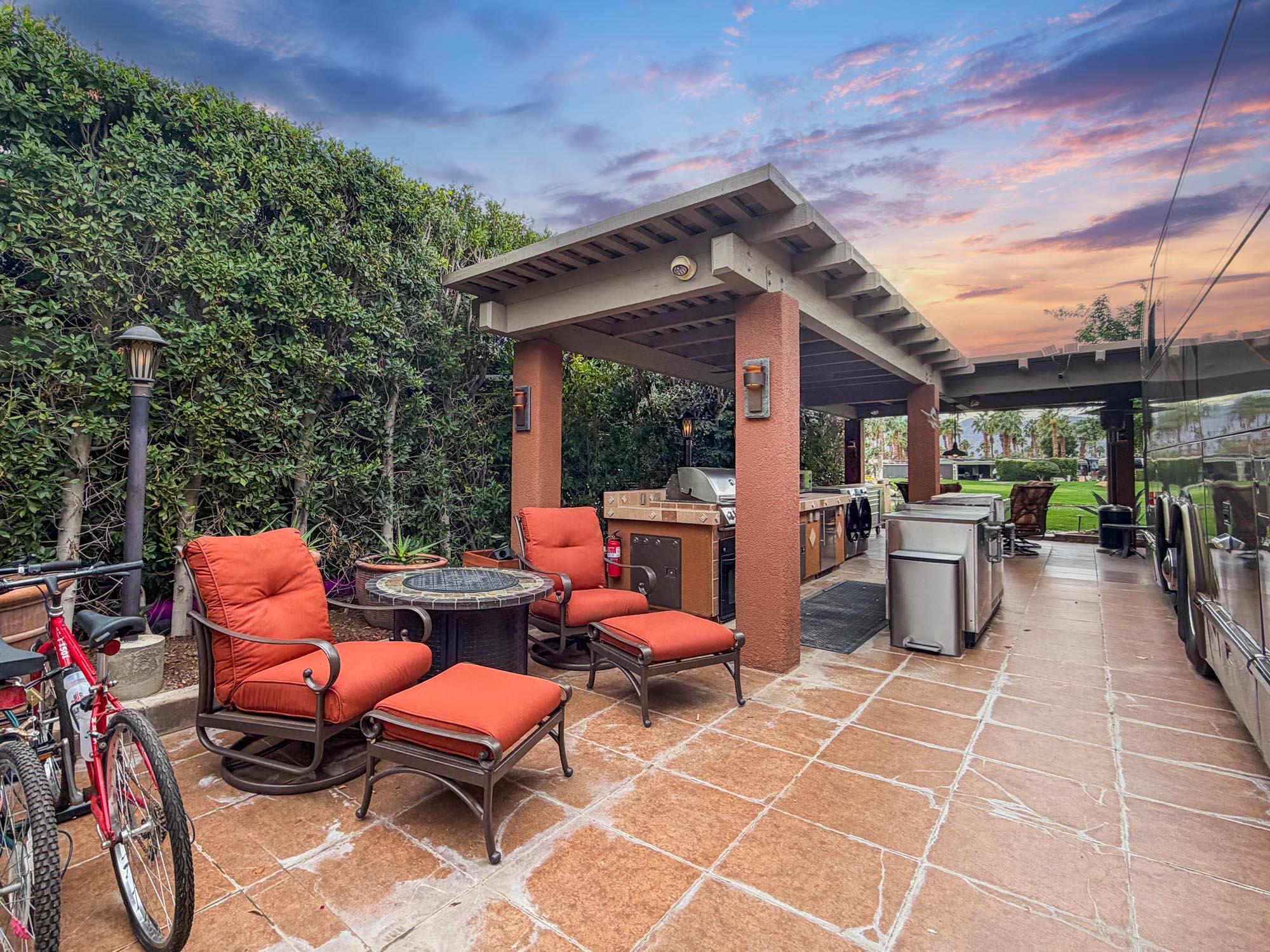 80394 Ave 48, Unit 281 Indio, CA 92201 - Photo 15 of 15 a outdoor space with patio lots of furniture